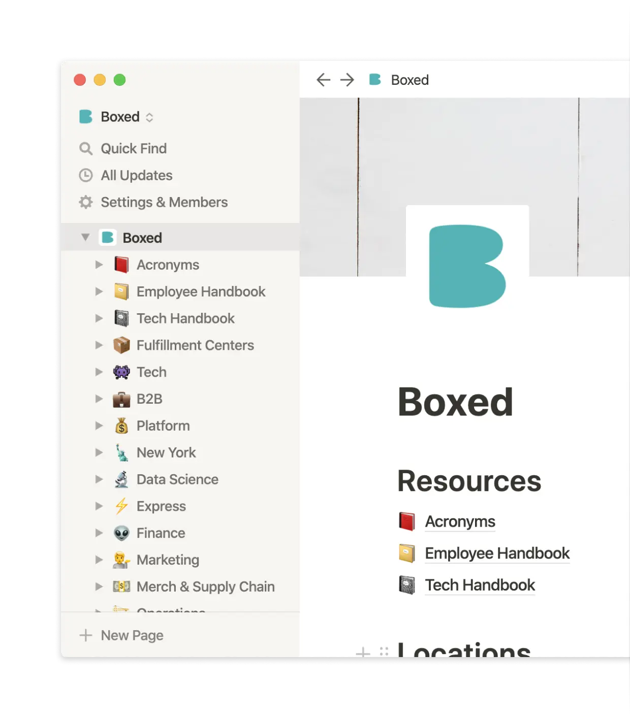 Boxed Sidebar