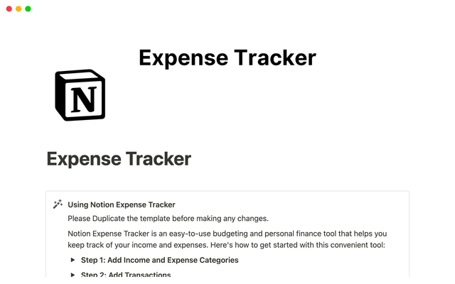 Expense Tracker